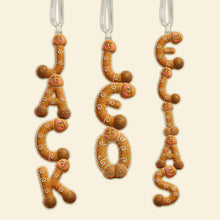 Load image into Gallery viewer, "Sweeten Your Holidays with Personalized Joy" - Gingerbread Ornament - Custom Christmas Gift for Family, Friends, Kids, Colleagues Ornament PopCulturePrints