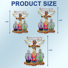 Load image into Gallery viewer, God Has You In His Arms - Personalized Acrylic Car Hanger for Mom, Daughter, and Loved Ones Acrylic Car Hanger PopCulturePrints