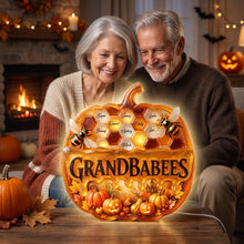Load image into Gallery viewer, Illuminate Memories: Personalized Grandbabees Light Box - Unique Halloween Gift for Grandparents and Loved Ones