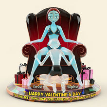 Load image into Gallery viewer, Celebrate Your Love with Our Playful Skeleton Couple Light Box - Personalized Gift for Couples Light Box PopCulturePrints