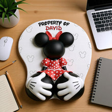 Load image into Gallery viewer, Naughty Couple Mouse Pad With Armrest - Personalized Gifts for Fun-Loving Couples Mouse Pads PopCulturePrints