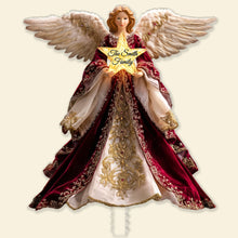 Load image into Gallery viewer, Personalized Guardian Angel Christmas Tree Topper - A Meaningful Gift for Families Ornament PopCulturePrints