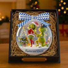 Load image into Gallery viewer, Christmas Love Under Arrest - Personalized Couple Ornament Ornament PopCulturePrints