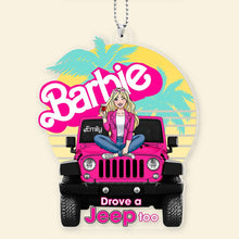 Load image into Gallery viewer, Customizable Couple Car Hanging Ornament - Drive Safe, I Need You Tonight Ornaments PopCulturePrints