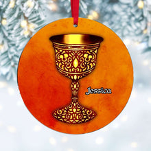 Load image into Gallery viewer, Customized Book Lover Christmas Ornament - Festive Edition Ornament PopCulturePrints