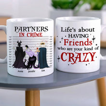 Load image into Gallery viewer, Partners in Crime Personalized Mug - Villain Friends Edition Coffee Mug PopCulturePrints