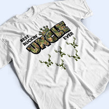 Load image into Gallery viewer, Best Buckin' Dad Ever - Personalized T-Shirt T-shirt PopCulturePrints