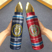Load image into Gallery viewer, Custom Police Bullet Tumbler - Personalized Gifts for Officers Tumbler Cup PopCulturePrints