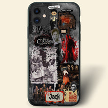Load image into Gallery viewer, Personalized Halloween Horror Fans Phone Case - Customized Gift for Scary Movie Lovers Phone Case PopCulturePrints