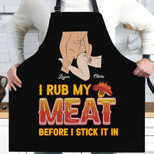 Load image into Gallery viewer, Personalized Couples Apron - Fun Cooking Gift Aprons PopCulturePrints