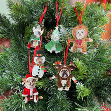 Load image into Gallery viewer, Funny Personalized Christmas Ornaments for Dog Lovers Ornament PopCulturePrints