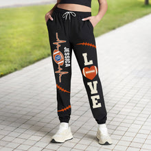 Load image into Gallery viewer, Personalized Football Lover Sweatpants Shorts and Pants PopCulturePrints