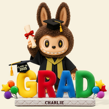 Load image into Gallery viewer, Celebrate Success with a Personalized Graduation Doll Acrylic Plaque - Unique Gift for Graduate! Shaped Plaques PopCulturePrints