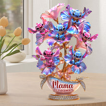 Load image into Gallery viewer, “Mama of Blue Aliens, a Universe of Love!” - Acrylic Plaque, Personalized Gift for Moms and Grandmas Shaped Plaques PopCulturePrints