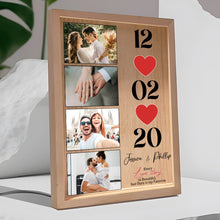Load image into Gallery viewer, Personalized Love Story Light Box Frame - Perfect Valentine's Gift PopCulturePrints