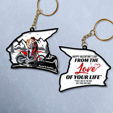 Load image into Gallery viewer, Custom Motocross Couple Keychain - Perfect Gift from Your Loved One Keychains PopCulturePrints