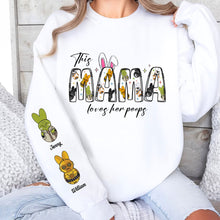 Load image into Gallery viewer, This Mama Loves Her Peeps - Personalized Easter Day Sweatshirt AOP Products PopCulturePrints