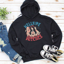 Load image into Gallery viewer, Hellfire Witches Halloween Shirt for Horror Movie Fans Shirts PopCulturePrints