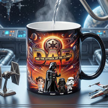 Load image into Gallery viewer, “Every Dad is a Star!” - Dad's Mischievous Mini Versions Magic Mug - Personalized Gift for Dads, Grandpas, and Any Father Figure Coffee Mug PopCulturePrints