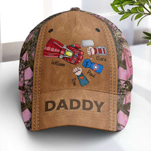 Load image into Gallery viewer, Personalized Superhero Dad Cap - Custom Name Gifts Caps PopCulturePrints