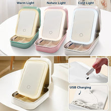 Load image into Gallery viewer, You Are Beautiful - Personalized Makeup Box with LED Mirror Makeup Box PopCulturePrints