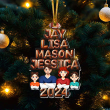 Load image into Gallery viewer, Personalized Family Sports Lover Christmas Ornament Ornament PopCulturePrints