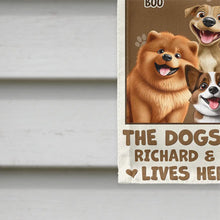 Load image into Gallery viewer, Welcome To The Dog House - Personalized 3D Effect Flag Flag PopCulturePrints