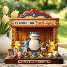 Load image into Gallery viewer, We Caught The Best Mom - Personalized Magic Mom Acrylic Plaque Shaped Plaques PopCulturePrints