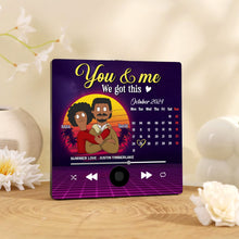 Load image into Gallery viewer, You & Me: We Got This - Personalized Music Fridge Magnet for Couples Fridge Magnet PopCulturePrints