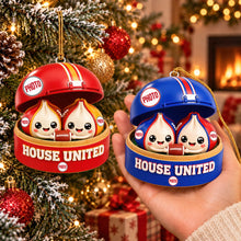 Load image into Gallery viewer, “Together in Sports!” - Personalized Dumpling Couple Ornament - Unique Gift for Sports Lovers