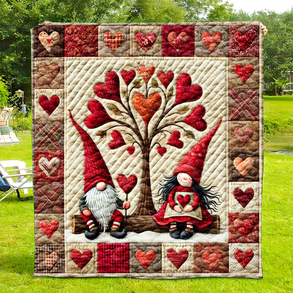 Buy Personalized Romantic Couple Heart Quilt Bedding Set - Perfect Valentine's Day Gifts for Lovers Blanket PopCulturePrints