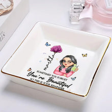 Load image into Gallery viewer, Sometimes You Forget You're Beautiful - Personalized Ring Dish Ring Dish PopCulturePrints