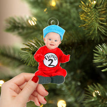Load image into Gallery viewer, Personalized Baby's First Christmas Ornament - Dr. Seuss Theme Ornament PopCulturePrints