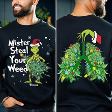 Load image into Gallery viewer, Personalized Cannabis Christmas Hoodie - Mister Stole Your Weed Shirts PopCulturePrints