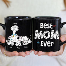Load image into Gallery viewer, Personalized 'Best Mom Ever' Dalmatian Coffee Mug Coffee Mug PopCulturePrints