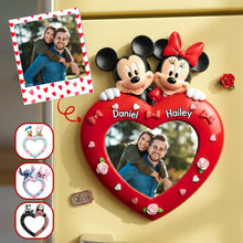 Load image into Gallery viewer, “Love is in the Details” - Personalized Romantic Heart Fridge Magnet for Couples Fridge Magnet PopCulturePrints