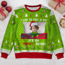 Load image into Gallery viewer, Custom Ugly Christmas Sweater with Funny Meme Design Ugly Christmas Sweater PopCulturePrints