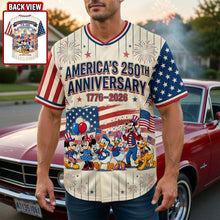 Load image into Gallery viewer, America 250th Anniversary Jersey - Personalized Gifts For Patriots 01tyqn290626 AOP Products PopCulturePrints