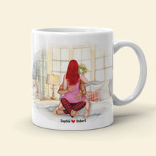 Load image into Gallery viewer, Personalized Couple Mug - Nice Butt Design - Ideal Christmas Gift - Valentine's Day Gifts Coffee Mug PopCulturePrints