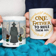 Load image into Gallery viewer, Personalized Mug: One Father to Rule Them All Coffee Mug PopCulturePrints