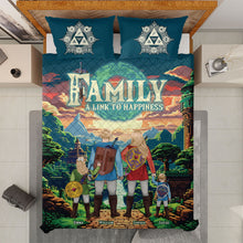 Load image into Gallery viewer, Personalized Family Quilt Bed Set - Fantasy Adventure Theme Blanket PopCulturePrints
