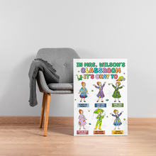 Load image into Gallery viewer, Personalized Teacher Poster: Classroom Positive Affirmations Poster & Canvas PopCulturePrints