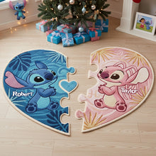 Load image into Gallery viewer, “Complete Your Home with Love: Personalized Cute Characters Doormat” - Custom Gift for Couples Doormat PopCulturePrints