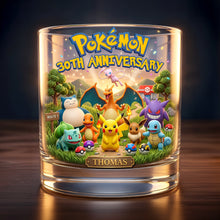 Load image into Gallery viewer, Celebrate Every Sip with Pokémon - Custom Anniversary Drinking Glass