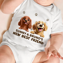 Load image into Gallery viewer, Celebrate New Friendships - Personalized Baby Onesie Baby Onesie PopCulturePrints