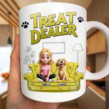 Load image into Gallery viewer, Treat Dealer 3D Effect Dogs - Personalized Mug for Dog Lovers Mug PopCulturePrints
