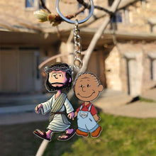 Load image into Gallery viewer, Custom Christian Keychain: Personalized Gift for Faith & Friendship Keychains PopCulturePrints