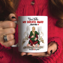 Load image into Gallery viewer, You Take My Breath Away Personalized Couple Mug Coffee Mug PopCulturePrints