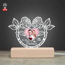 Load image into Gallery viewer, Personalized 3D LED Light: Love's Embrace Custom Gift Led Night Light PopCulturePrints