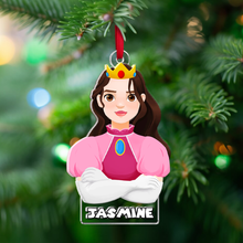 Load image into Gallery viewer, Custom Movie Lover Princess Christmas Ornament Ornament PopCulturePrints